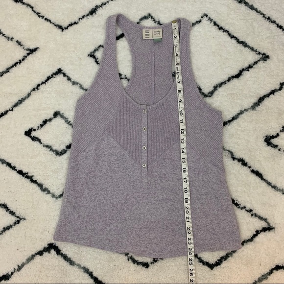 Anthro Saturday Sunday Lucie Purple Tank Top - Picture 4 of 8